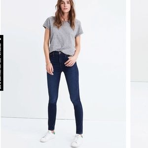 Madewell 9” High-Rise Skinny Jeans in Hayes Wash size 27